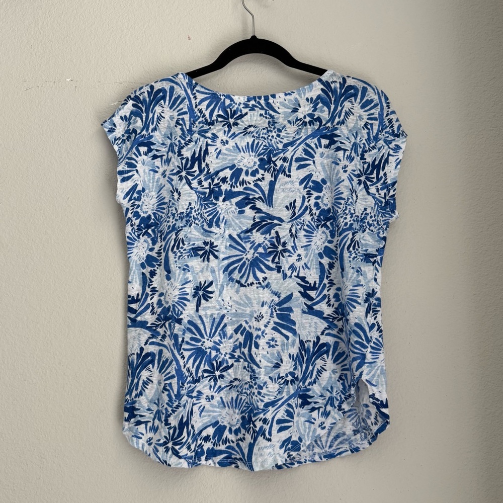 Joie 100% Linen Blouse | Women’s elegant natural fabric top size small - Picture 2 of 6